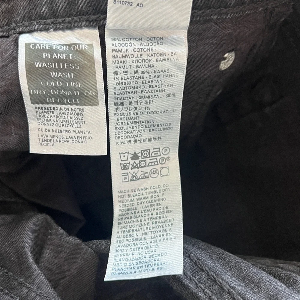 Levi’s Wedgie Bootcut Jeans in Washed Black Size 28 - Picture 5 of 5
